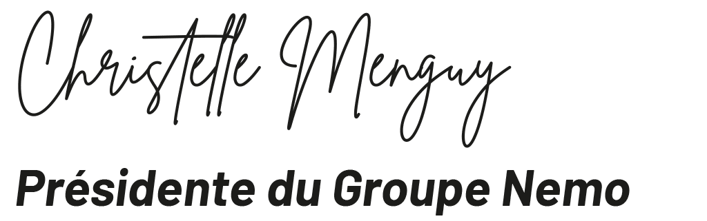 Signature de la Présidente de l'Entreprise Groupe Nemo